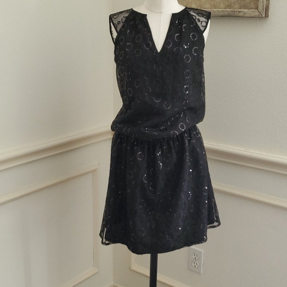 Qmack Black Squined Dress